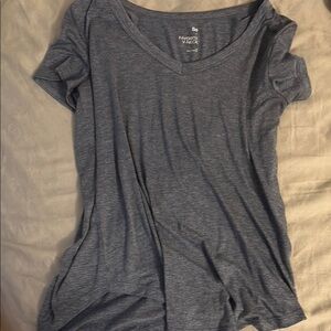 SO blue Gray Relaxed Short Sleeve T-Shirt